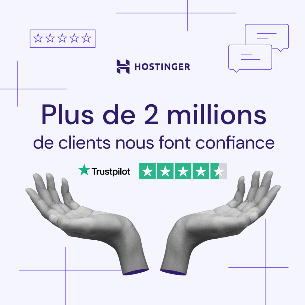 Bannière Hostinger